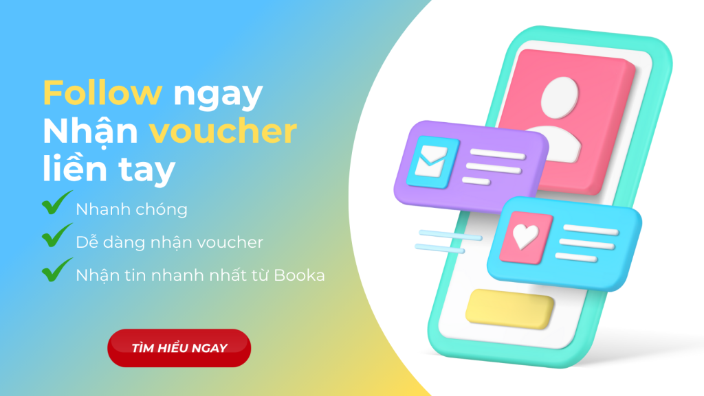 Nhận voucher mua hàng cùng Booka