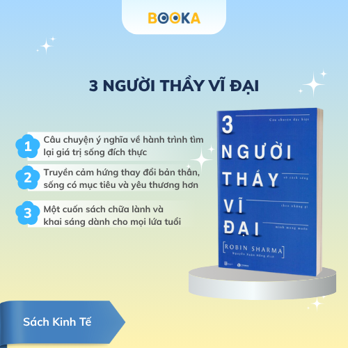 Sách Ba Người Thầy Vĩ Đại - Robin Sharma