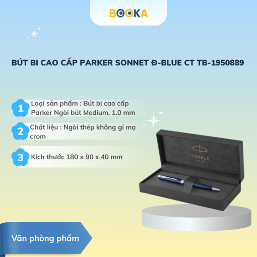 Bút bi cao cấp Parker Sonnet Đ-Blue CT TB-1950889